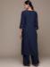 Picture of Alluring Chiffon Navy Blue Readymade Salwar Kameez