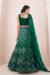 Picture of Marvelous Net Dark Green Lehenga Choli