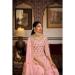 Picture of Sightly Georgette Pink Straight Cut Salwar Kameez