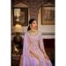 Picture of Georgette Light Steel Blue Straight Cut Salwar Kameez