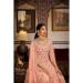 Picture of Georgette Light Coral Straight Cut Salwar Kameez