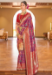 Picture of Beautiful Silk Indian Red Saree