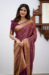 Picture of Classy Silk Magenta Saree