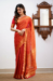 Picture of Sublime Silk Fire Brick Saree