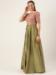 Picture of Gorgeous Georgette Dark Khaki Readymade Salwar Kameez