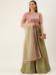 Picture of Gorgeous Georgette Dark Khaki Readymade Salwar Kameez