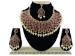 Picture of Fascinating Maroon Necklace Set