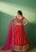 Picture of Good Looking Georgette & Silk Fire Brick Lehenga Choli