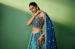 Picture of Georgette & Silk Medium Turquoise Lehenga Choli