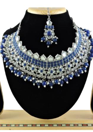 Picture of Nice Alice Blue Necklace Set