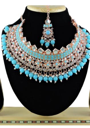 Picture of Lovely Medium Turquoise Necklace Set