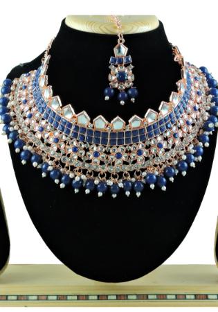 Picture of Comely Navy Blue Necklace Set