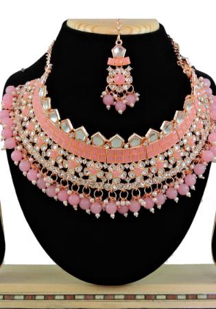 Picture of Resplendent Rosy Brown Necklace Set