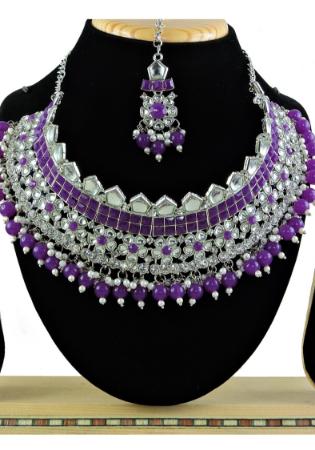 Picture of Splendid Purple Necklace Set