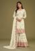 Picture of Lovely Georgette Beige Straight Cut Salwar Kameez