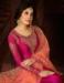 Picture of Georgette Medium Violet Red Straight Cut Salwar Kameez