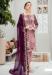 Picture of Georgette Rosy Brown Straight Cut Salwar Kameez