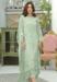 Picture of Georgette Off White Straight Cut Salwar Kameez