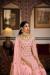 Picture of Georgette Pale Violet Red Straight Cut Salwar Kameez