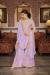 Picture of Georgette Light Slate Grey Straight Cut Salwar Kameez