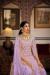 Picture of Georgette Light Slate Grey Straight Cut Salwar Kameez