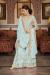 Picture of Georgette Dark Sea Green Straight Cut Salwar Kameez