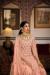 Picture of Georgette Light Pink Straight Cut Salwar Kameez