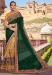 Picture of Stunning Satin & Silk Dark Green Saree