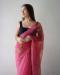 Picture of Sightly Organza Pale Violet Red Saree