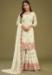 Picture of Charming Georgette Beige Straight Cut Salwar Kameez