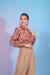 Picture of Resplendent Rayon & Crepe Tan Kurtis And Tunic