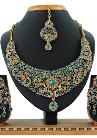 Picture of Splendid Dark Olive Green Necklace Set