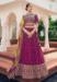 Picture of Beautiful Chiffon Dark Magenta Lehenga Choli