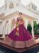 Picture of Beautiful Chiffon Dark Magenta Lehenga Choli