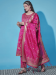 Picture of Cotton & Silk Medium Violet Red Readymade Salwar Kameez