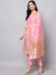 Picture of Cotton & Silk Light Pink Readymade Salwar Kameez