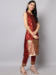 Picture of Cotton & Silk Maroon Readymade Salwar Kameez