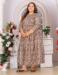 Picture of Taking Rayon Rosy Brown Readymade Gown