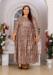 Picture of Taking Rayon Rosy Brown Readymade Gown