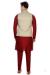 Picture of Delightful Silk Maroon Kurtas