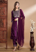 Picture of Taking Silk Purple Readymade Salwar Kameez