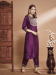 Picture of Taking Silk Purple Readymade Salwar Kameez