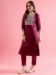 Picture of Admirable Silk Dark Magenta Readymade Salwar Kameez