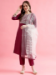 Picture of Admirable Silk Dark Magenta Readymade Salwar Kameez