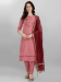 Picture of Cotton & Silk Light Pink Readymade Salwar Kameez