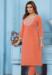 Picture of Ravishing Cotton Dark Salmon Kurtis & Tunic