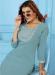 Picture of Elegant Cotton Cadet Blue Kurtis & Tunic