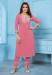 Picture of Excellent Cotton Pale Violet Red Kurtis & Tunic