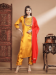 Picture of Cotton & Silk Sandy Brown Readymade Salwar Kameez