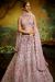 Picture of Amazing Net Rosy Brown Lehenga Choli